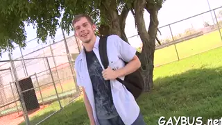 Muscular Hunk Receives Rough Oral and Rim Job