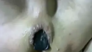 Amateur Stretches His Hole With a Huge Butt Plug