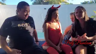 Latina Casting Couch Turns Into Lesbian Pussy Licking
