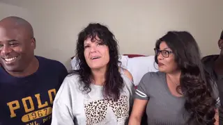 Busty Blonde and Brunette Share a Rough Casting Threesome