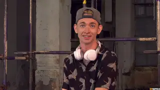 Bound Blonde Twink Serves Older Dom