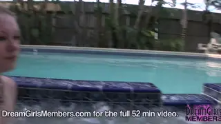 Spring Break Pool Party Turns Into a Wild Threesome