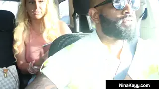 Blonde European Takes BBC Driver Deep in Wild Ride