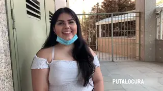 Curvy Latina Enjoys Outdoor Sex and Takes a Load in Her Mouth