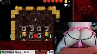 Femboy Gamer Wears Lingerie During Spooky Stream