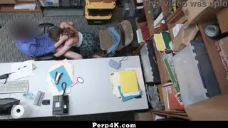 Petite Brunette Caught Shoplifting Gets Hard Sex