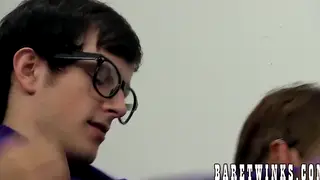 Tattooed Teen Barebacks a Slim Bottom to a Cumshot