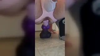 Slender Twink Uses Toy for Hands-Free Climax