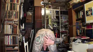 Tattooed Cam Model Strokes for Anonymous Viewers