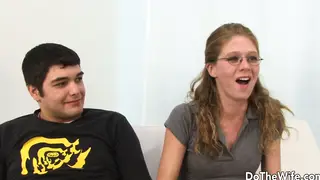 Husband Watches Wife Take a BBC in Doggystyle