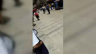 Students Clash in a Heated Outdoor Confrontation