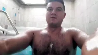 Amateur Guys Hook Up at a Lively Pool Club Party