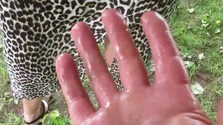 Asian Beauty Tied to Tree and Fingered to Squirting Orgasm