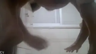 Mature Man Stretches His Hole Wide With a Glass Bottle