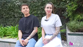 European Brunette Takes Charge in Rough Encounter