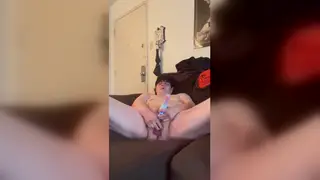 Curvy Mature Rider Takes a Toy Deep for a Creampie