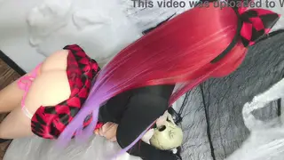 Voluptuous Cosplayer Enjoys First Anal on Halloween