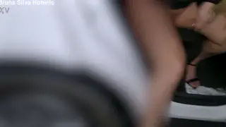 Latina Wife Cheats With Stranger Near Husband