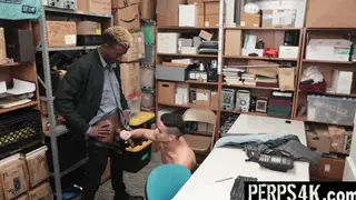 Muscular Officer Claims a Twink in a Bareback Deal
