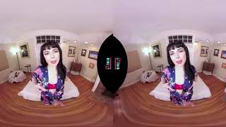 Brunette Masturbates With Toys in Immersive VR POV
