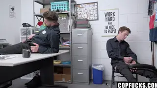 Twink Thief Takes Officer's Bareback Punishment