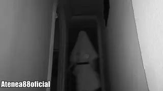 Busty Teen Cosplay Ghost Tease on Webcam