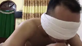 Asian Guy Delivers Slow Sensual Blowjob to Partner