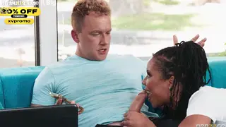Interracial Club Hookup Ends in Messy Facial