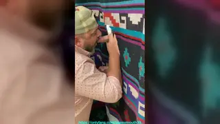 Hairy Bear Deepthroats Stranger at Gloryhole