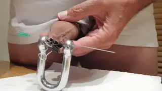 Bound Men Endure Needle Play in BDSM Compilation