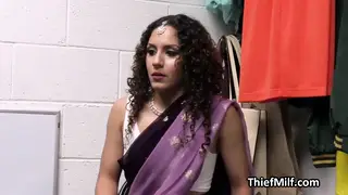 Indian MILF Faces Police Interrogation in Roleplay Scene