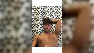 Muscular Asian Hunk Masturbates on Webcam