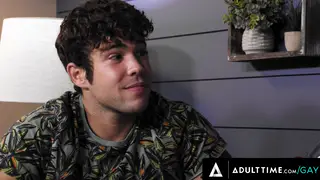 Curious Straight Guy Gets Seduced Into a Bareback Threesome