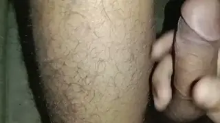 Indian Bear Wets Himself During Solo Session
