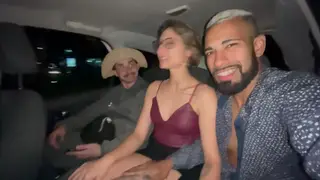 Blonde Ink Takes Charge of a Backseat Threesome