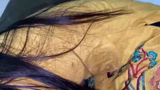 Busty Asian Stepmom Enjoys Interracial Pussy Licking Session