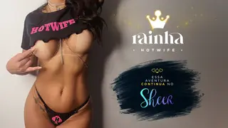 Latina Wife Performs Sloppy Blowjob While Husband Watches