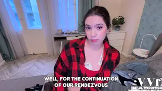 Busty Brunette Delivery Babe Services Stranger POV