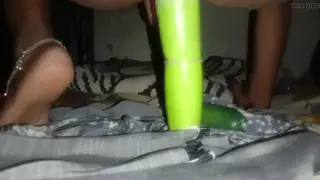 Indian Wife Explores Deep Fisting and Gape Solo