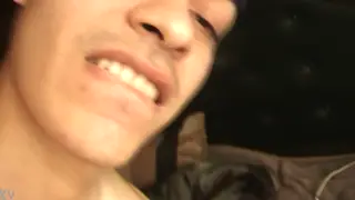 Two Men Fuck Bareback in a Tight Hallway