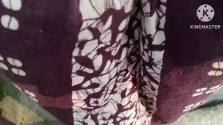 Indian Teen Wife Strokes Her Husband in a Skirt