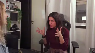 Curvy Streamer Handles Two Cocks Live on Camera