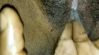 Interracial Couple Explores Intense Fingering Session