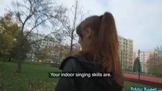 European MILF Rides Stranger's Cock in Public POV