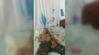 Ebony Twink Strokes Solo for the Camera
