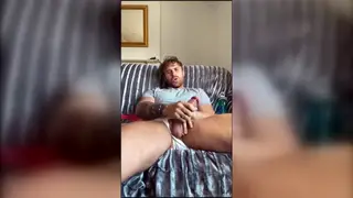 Solo Guy Jerks Off Until He Explodes