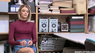 Blonde Petite Gives Blowjob Then Takes It Doggystyle in Public