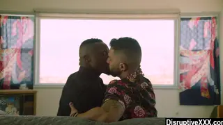Closeted Black Stud Explores Interracial Bareback With White Ex-Boyfriend