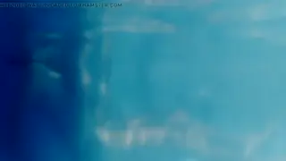 Petite Latina Takes Doggystyle Underwater in Pool