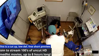 Busty Latina Endures Medical Bondage and Anal Gape